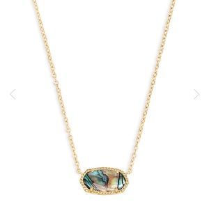 Kendra Scott Elisa Necklace in Gold with Abalone